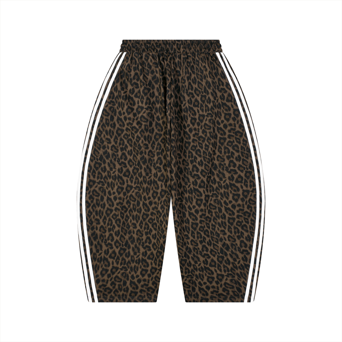 Known by Name Leopard Barrel-Leg Pants — John 10:3