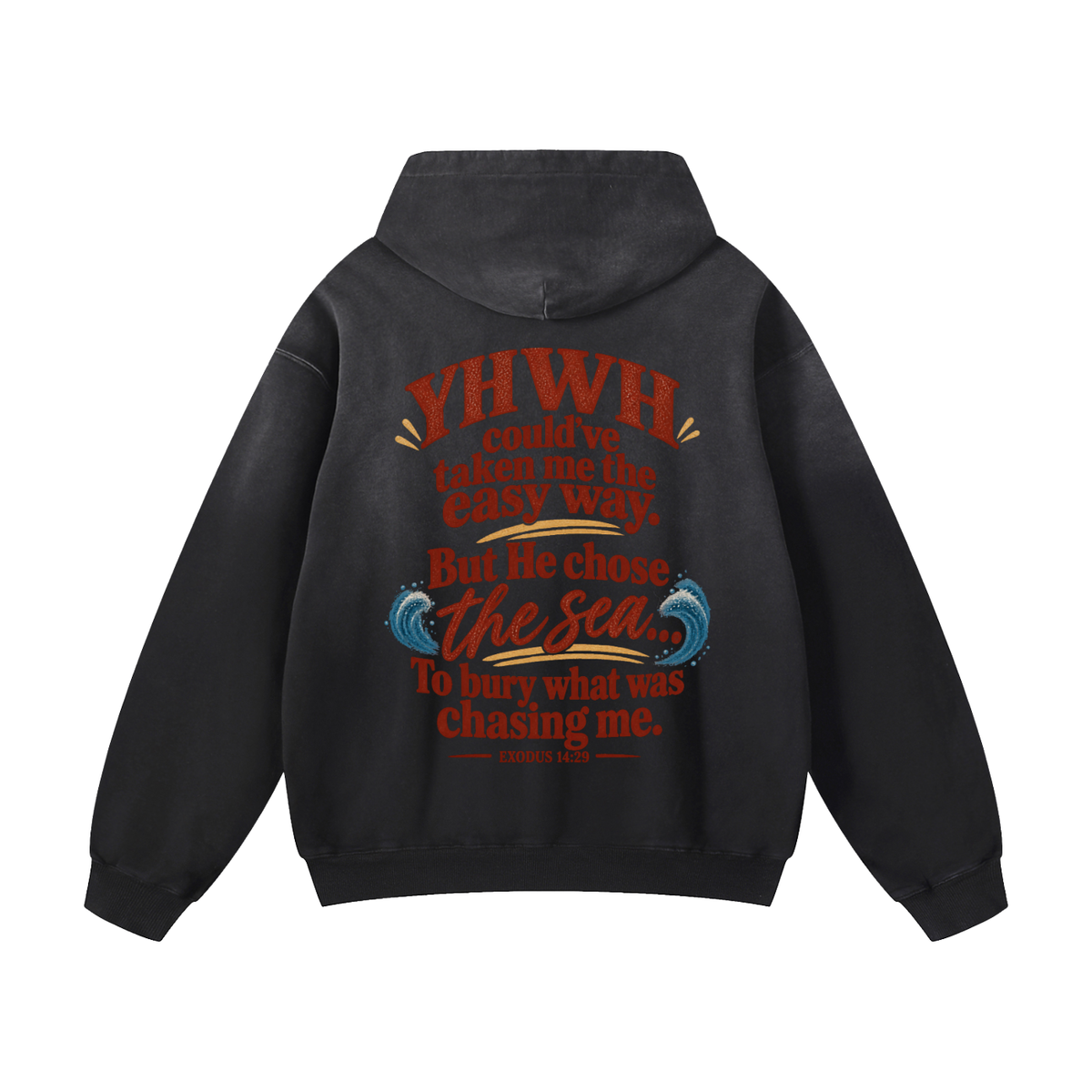 Walking on Dry Ground Heavyweight Oversized Hoodie