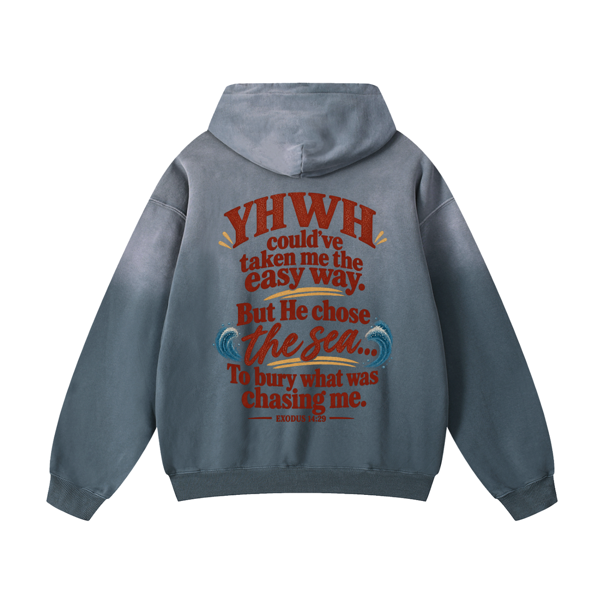 Walking on Dry Ground Heavyweight Oversized Hoodie